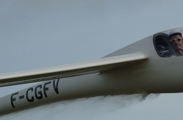  Planificador de vuelo en el Aero Club de Niort